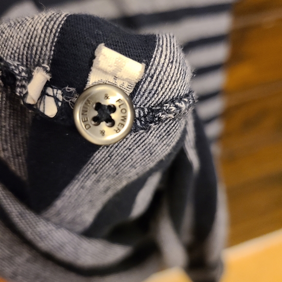 Denim & Flower T Shirt - Picture 3 of 5